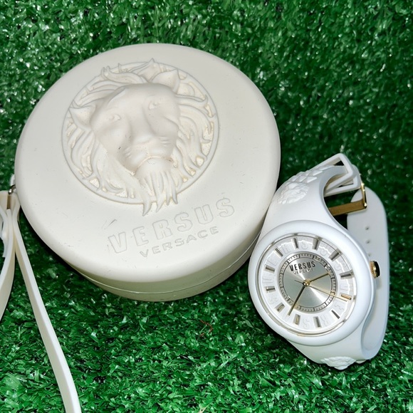 Versus By Versace Accessories Versus Versace Fire Island White